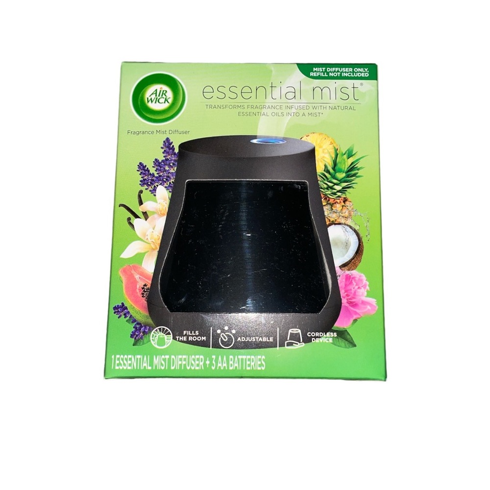 Air Wick Essential Mist Diffuser Black NEW